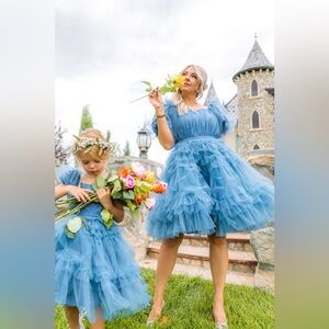 Ivy City Co Blue Pixie Dress - Medium